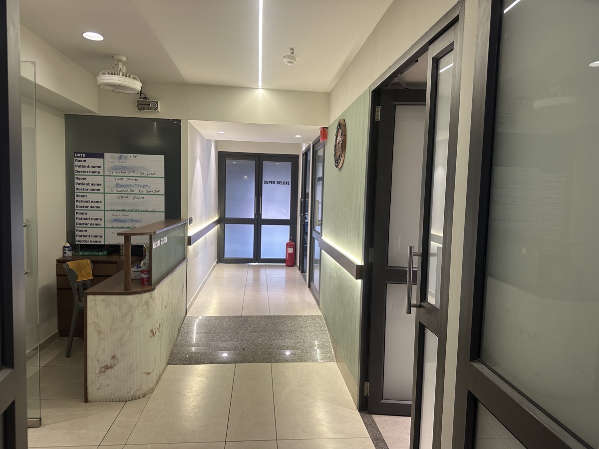 Entrance and Lobby at Procto Surgical Hospital